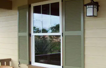 Faux Wood Exterior Shutters
